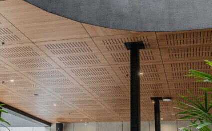 DecoCeiling aluminium ceiling - non-combustible