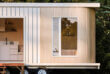 decobatten 25mm series on tiny home facade