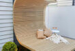 the block day bed with decobatten 25mm series battens