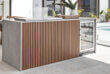 decobatten on a bbq outdoor setting