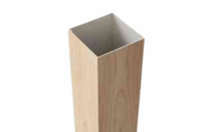 decopost render 150x150mm in curly birch