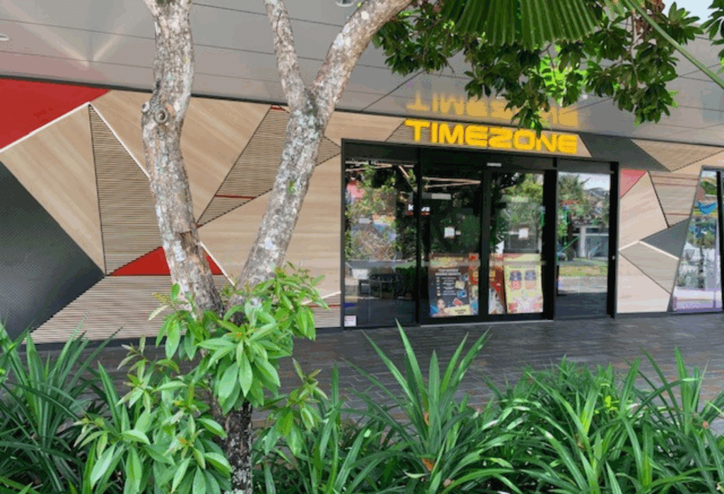Timezone Outside Building Timezone Maroochydore Shop Front | DecoWood® & DecoBatten®